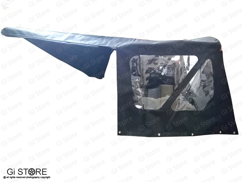 OEM Quality Suzuki Samurai Replacement Soft Top1986-1994 Clear Windows In Black