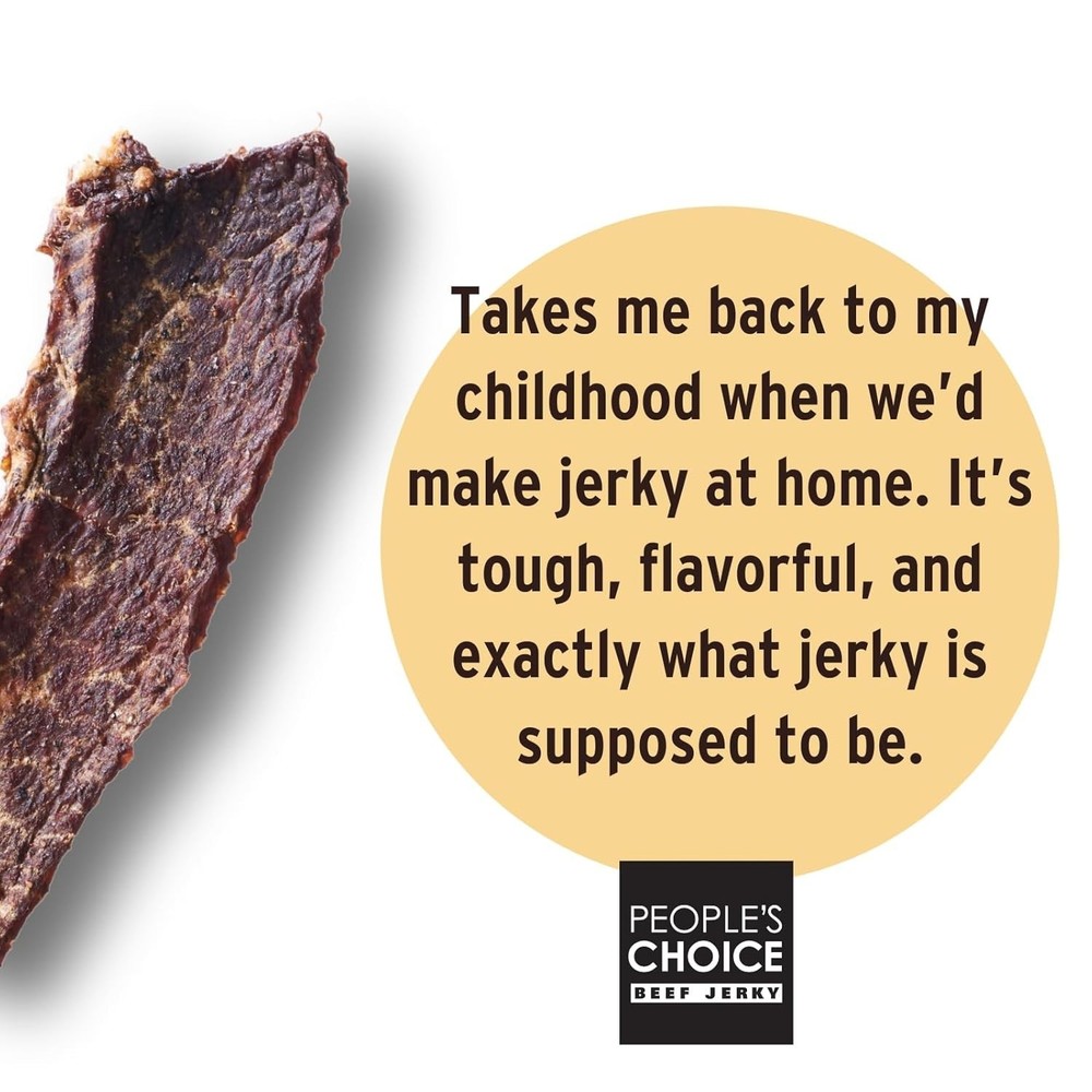 Old Fashioned Handcrafted Beef Jerky - Dry Texture, Keto Friendly, 16oz