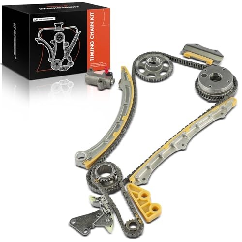 12PCS Engine Timing Chain Kit W/Sprocket & Tensioner & Guide Compatible with