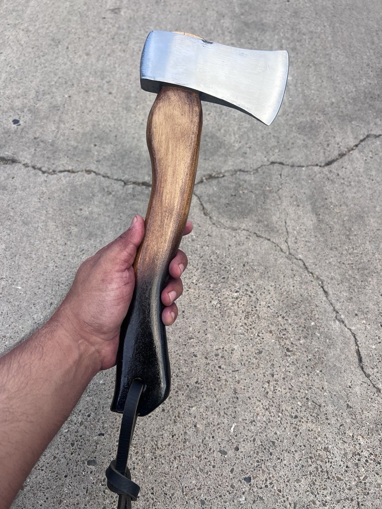 Bad-Axe SM 1.9lb Camp Axe - Custom Handmade 13.5in Maple Handle