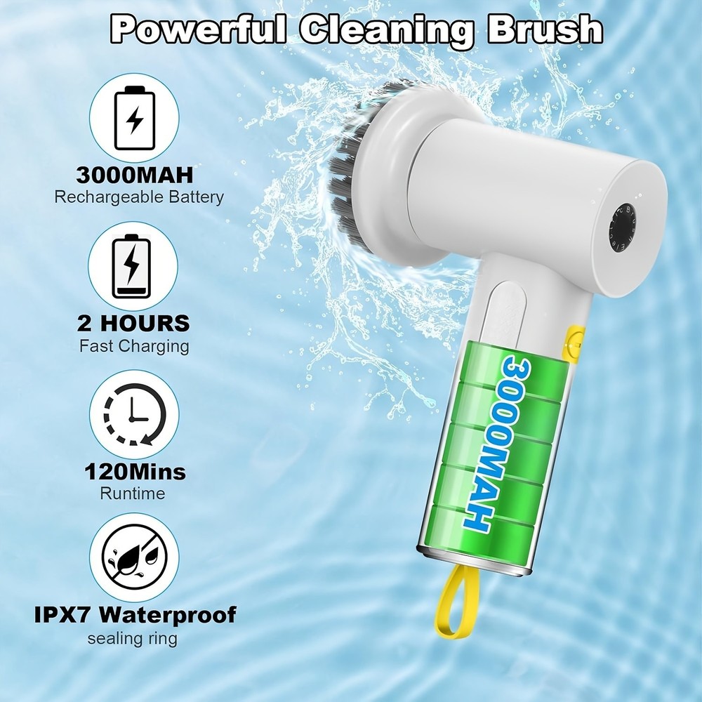 Electric cleaning brush - short brush