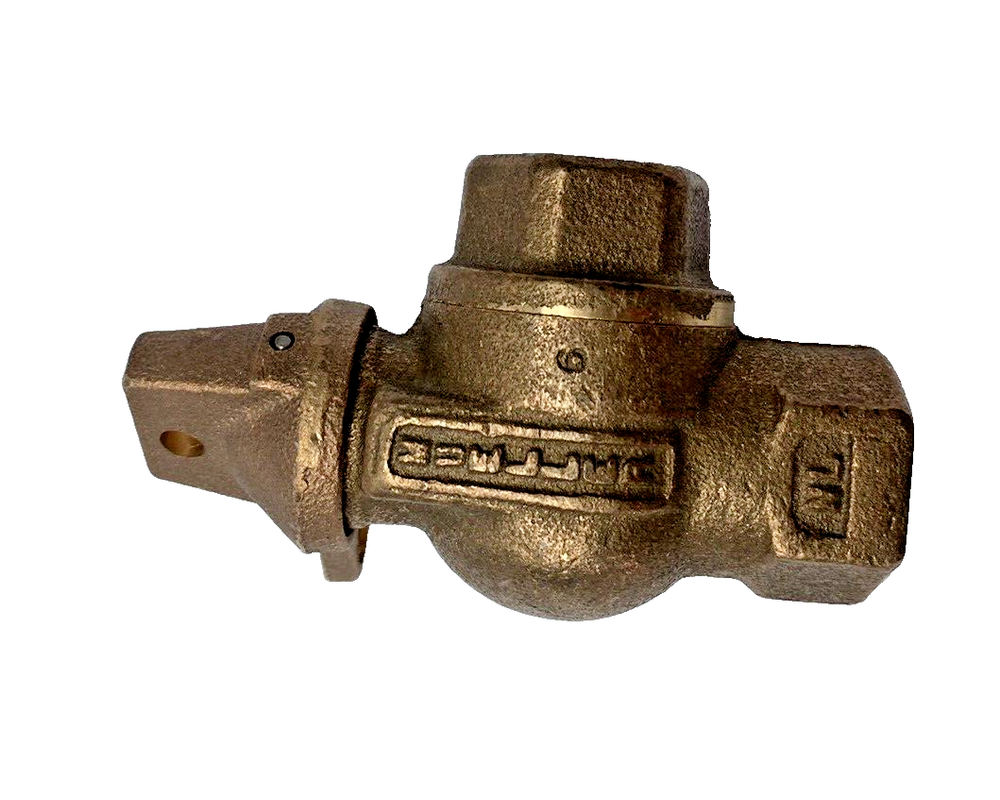Mueller 3/4" Angle Meter Ball Valve w/Lock Wing