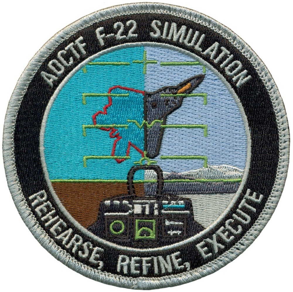 USAF 773d TEST SQUADRON – ADCTF F-22 SIMULATION PATCH