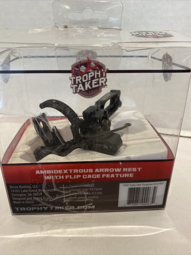 Trophy Taker T3402 Throwdown Arrow Rest - Cable Driven - Drop-Away Rest - 00063