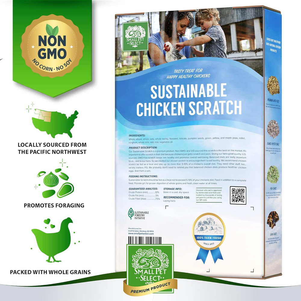 Sustainable Chicken Scratch, 20Lb