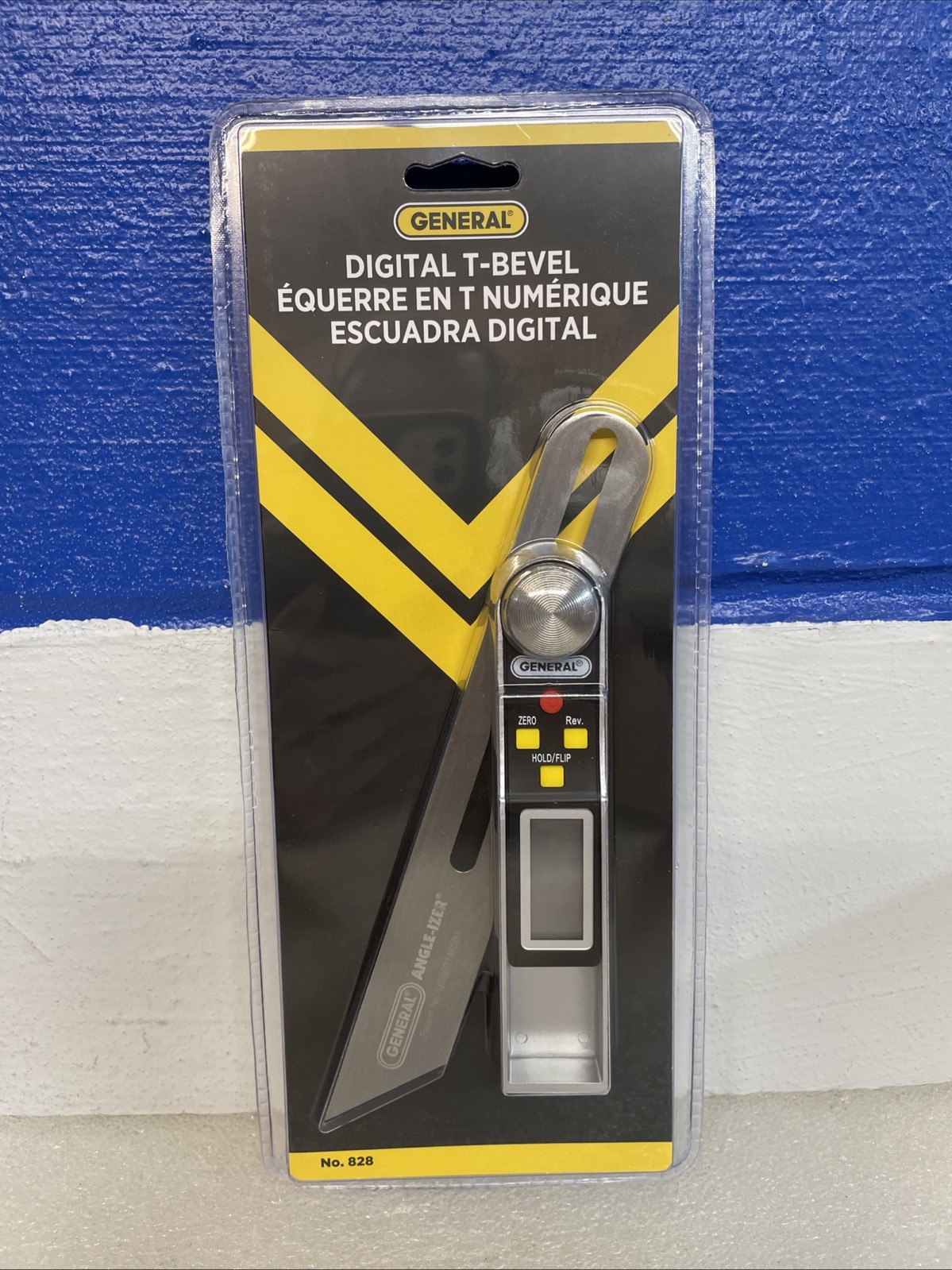 General Tools 828 Digital 8" Sliding T-Bevel Protractor Gauge Angle-izer New