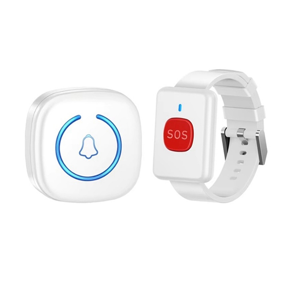 Wireless Watch Button Pager Emergency SOS Pager Emergency Call Button for7295