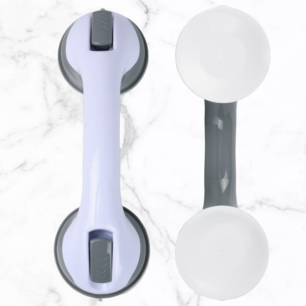 Shower Handle 2 Pack 12" Grab Bars Suction Grip Handicap Elderly Bathroom Safety
