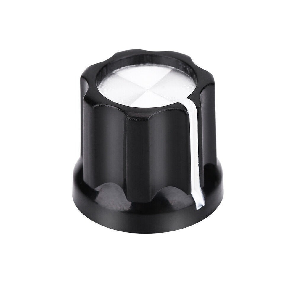 10Pcs Durable Potentiometer Volume Tone Knobs Caps for D Shaped Shaft Electric