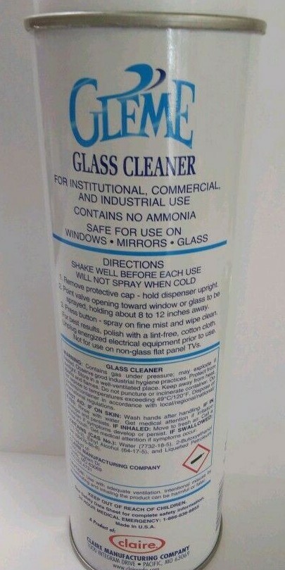 WINDOW CLEANER FOAMING 19 OZ CAN