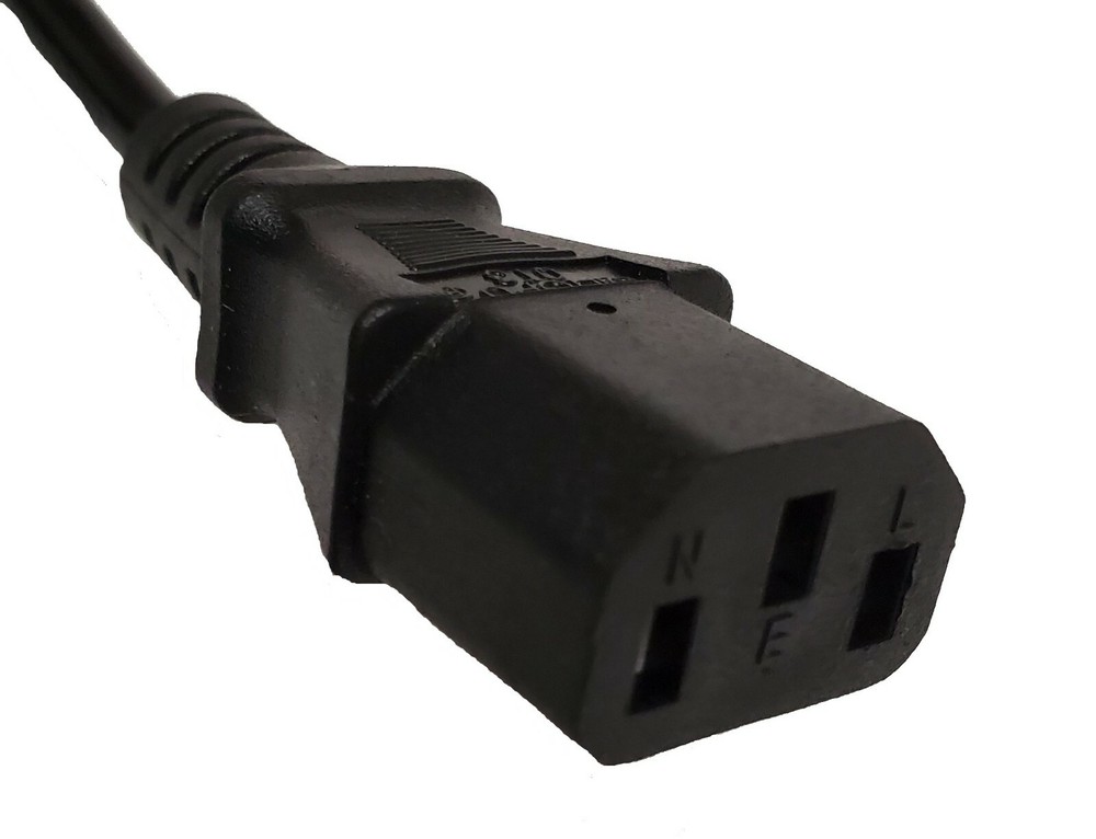 50-Pack Universal 3 Prong Power Cord - 5 FT