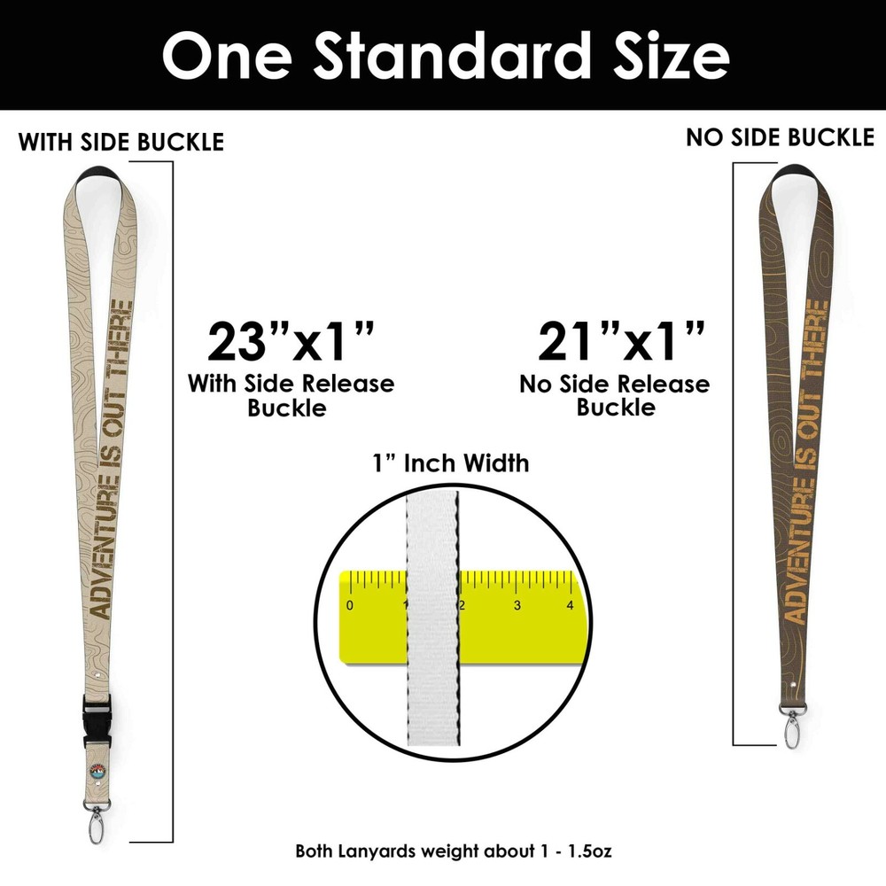 Adventure Topography Lanyard