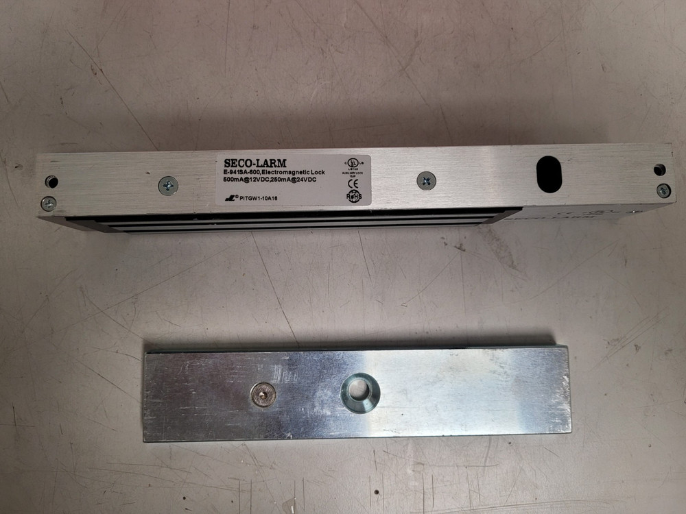 Seco larm 600lb magnetic lock E-941SA-600 open box