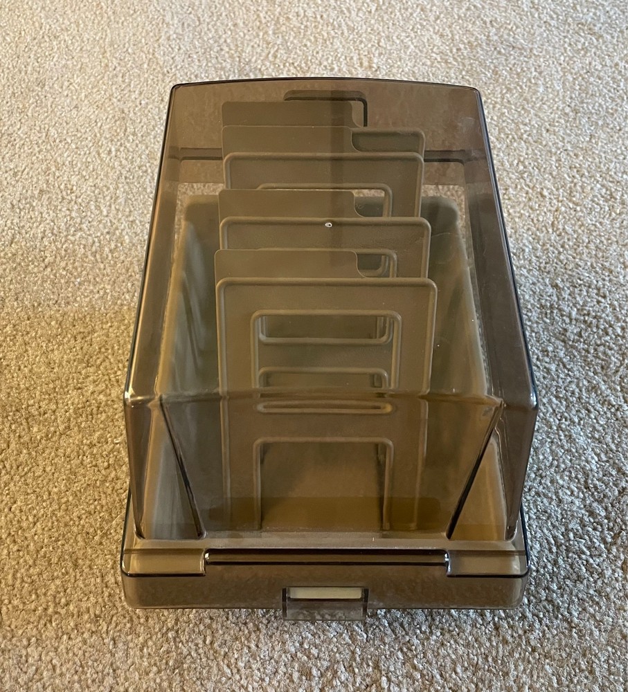 Curtis 5.25" Floppy Disk Holder Disk File 5¼" 5 1/4" Retro Computing Vintage