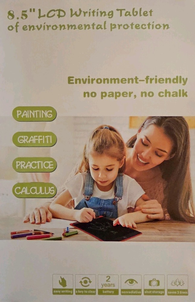 8.5 LCD Writing Tablet, Green