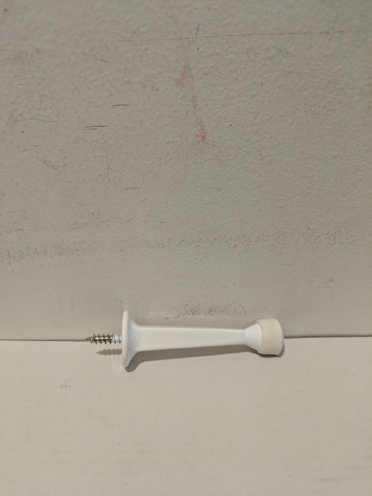 BRAINERD SOLID DOOR STOP WHITE - (1) DOOR STOP 🆕