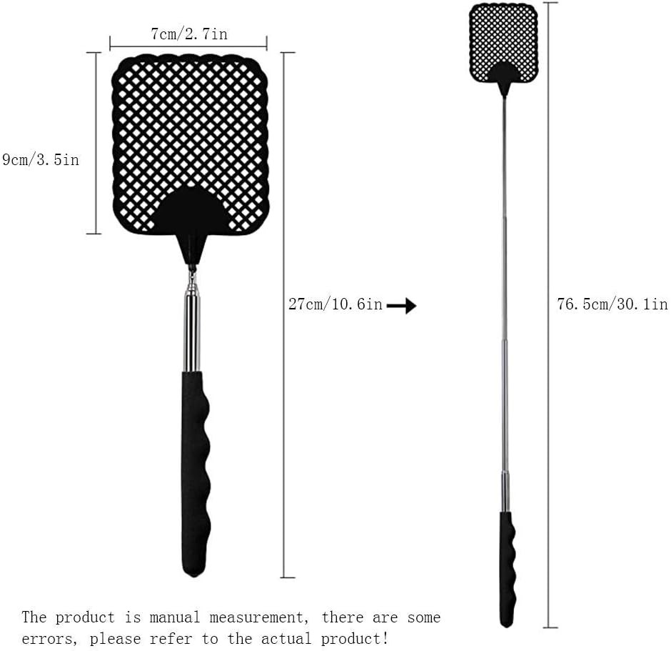 5-Pack Extendable Fly Swatters – Heavy Duty Telescopic Pest Control Tools