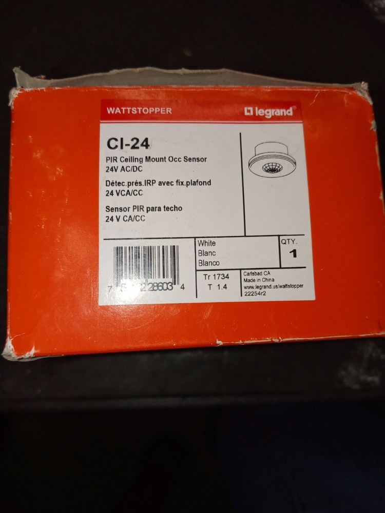 WATTSTOPPER CI-24 PIR Ceiling Mount Occ Sensor 24V AC/DC