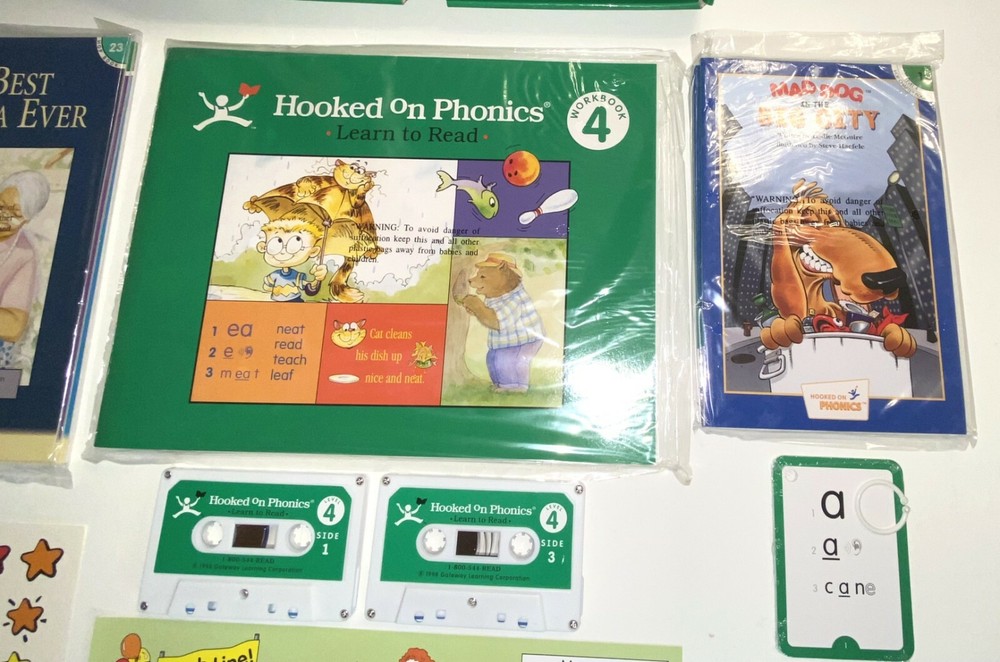 Hooked On Phonics Learn To Read 1998 Complete Level 4 New Opened Box