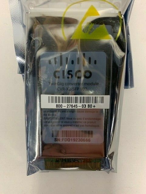 Cisco CVR-X2-SFP V02 TwinGig Converter Module NEW
