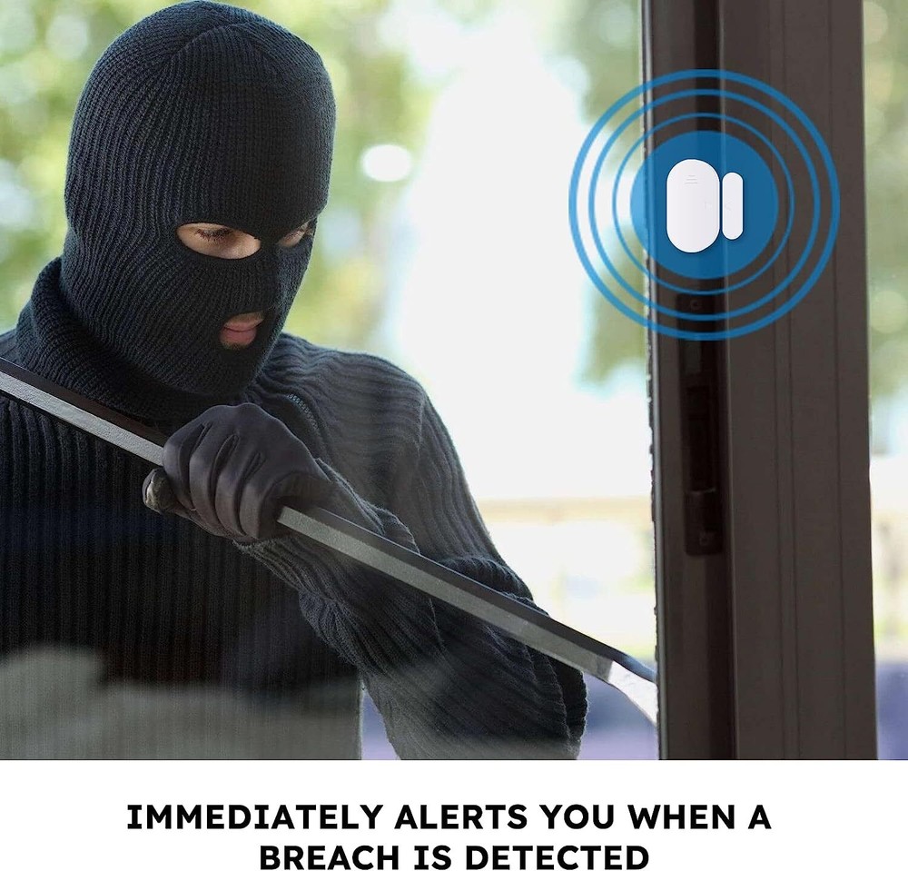 Alarm 7-Piece Home Security Kit – Wireless System With Motion Sensor & Keypad US