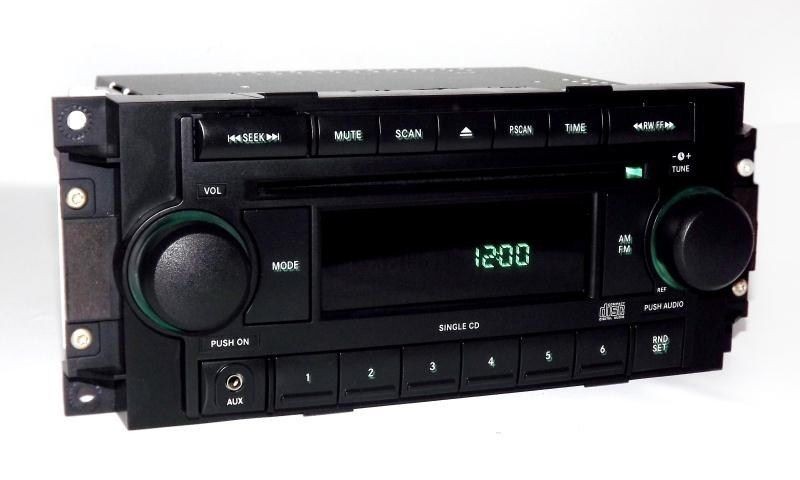 Dodge Ram 2500 Truck Truck Radio 2006 AM FM CD Player Aux Input REF w Warranty