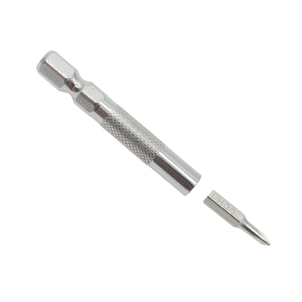 Screwdriver Adapter Insert Bit Adapter Chrome-vanadium Steel Hexagon Silver