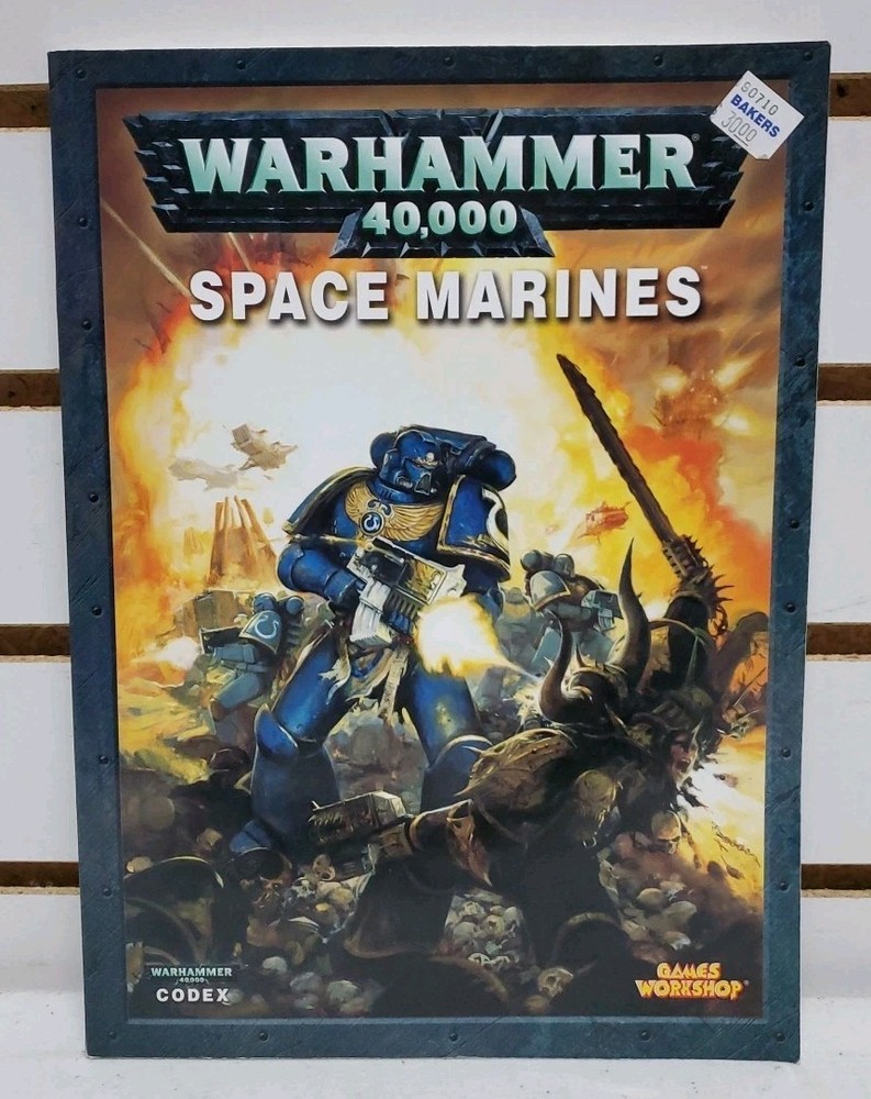 Warhammer 40k Codex: Space Marines (2008 Games Workshop, Softcover) Pre-Owned