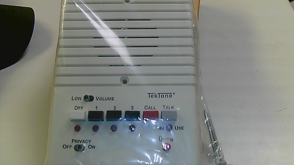 Tektone SM203B Master Intercom Station with Built-In Door Release