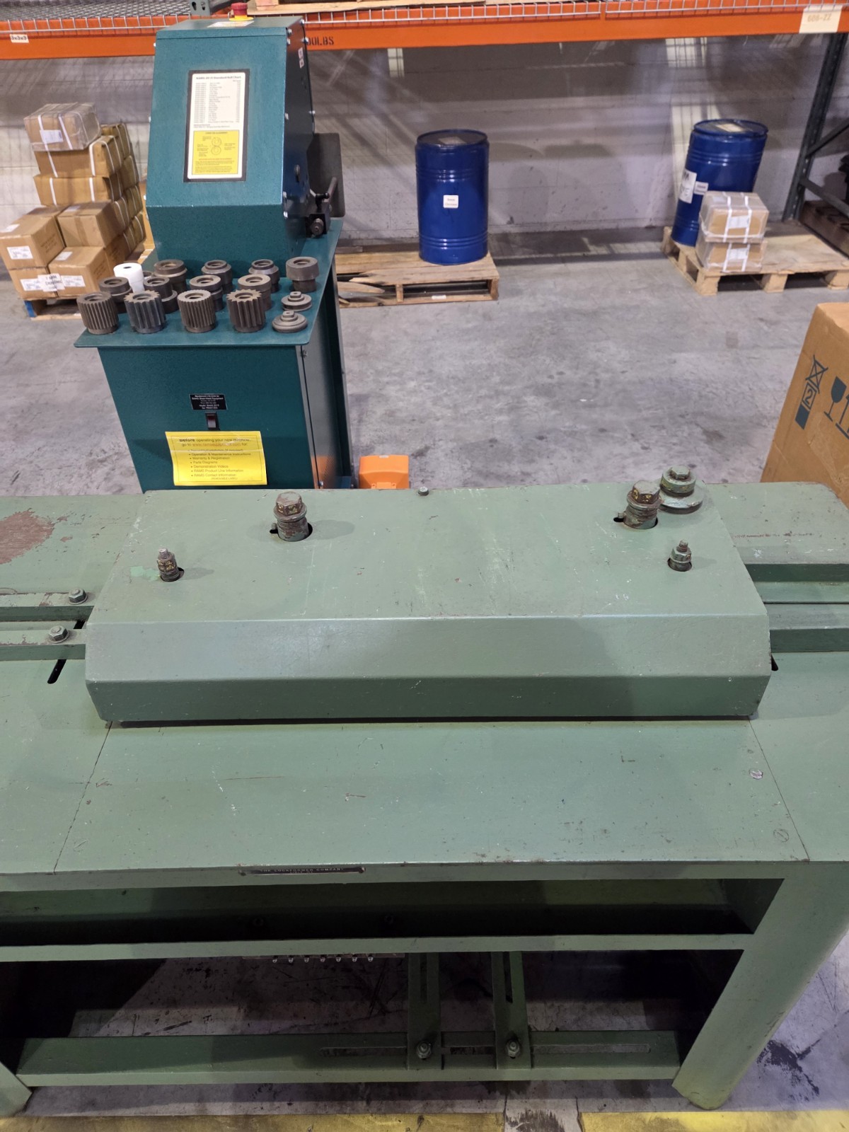 Lockformer 18 Gauge Pittsburgh Roll Former Machine