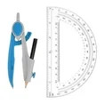Compass and Protractor Math Tools 2 Piece