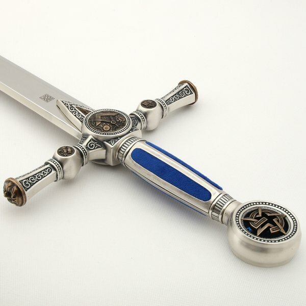 Marto - Masonic Sword, Silver Finished, 116 cm