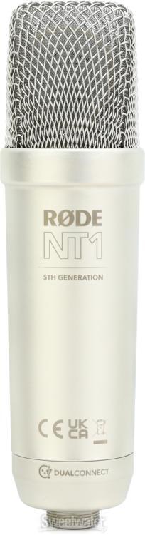 Rode NT1 5th Generation Condenser Microphone with SM6 Shockmount and Pop Filter