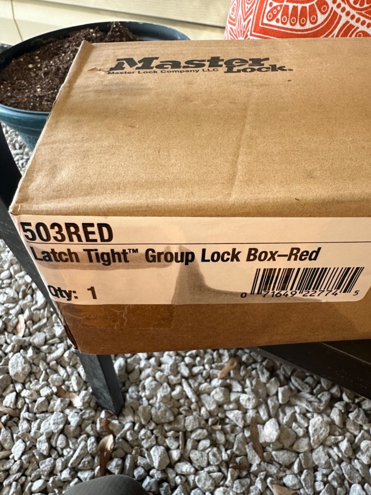 Master Lock 503Red Group Lockout Box,14 Locks Max,Red