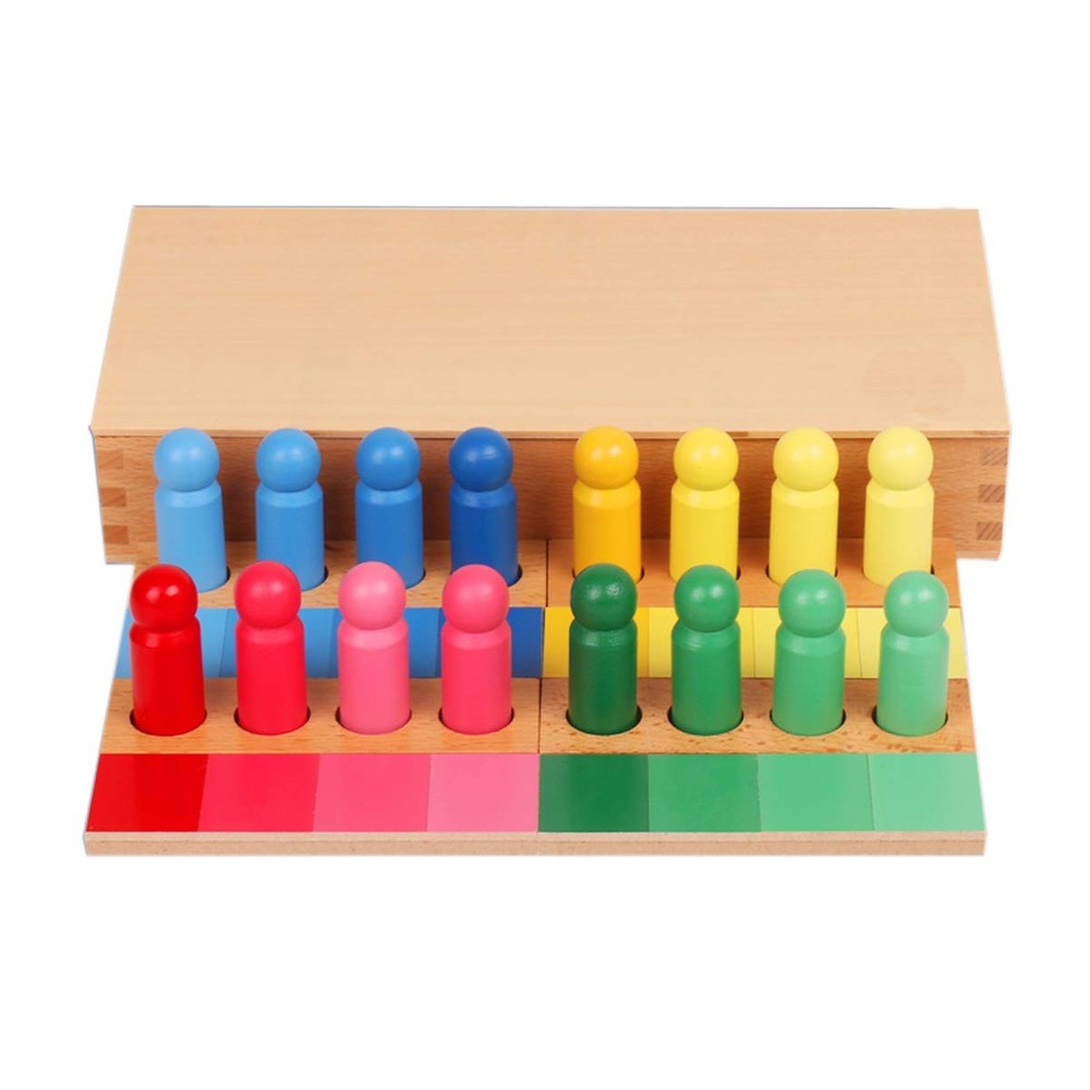 Montessori Color Game Resemblance Sorting Task Sensorial Material Early Devlo...