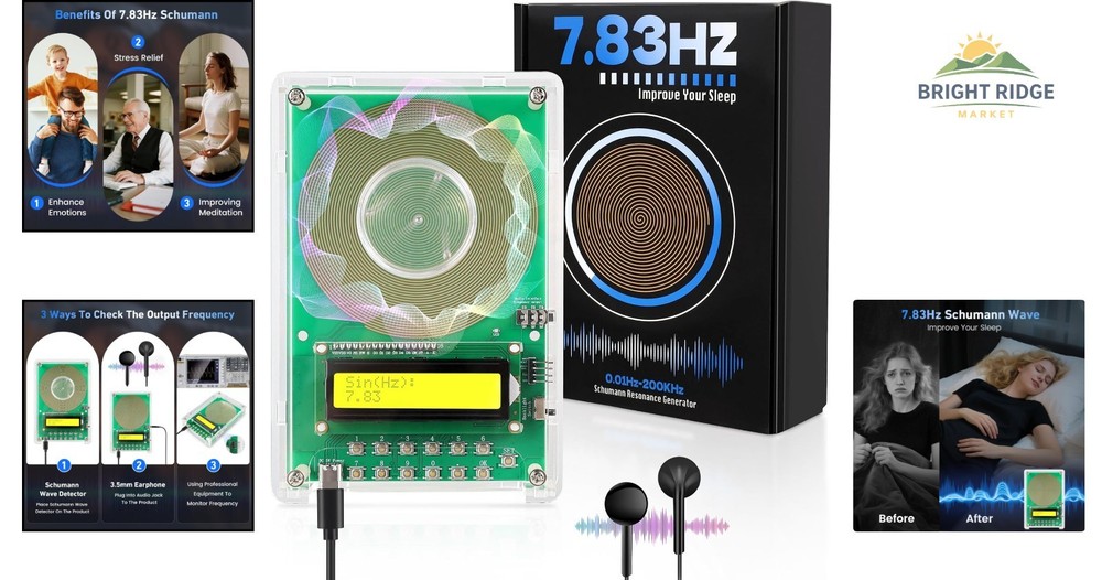 Frequency Generator for Healing with Protective Gift Box & User-Friendly Design