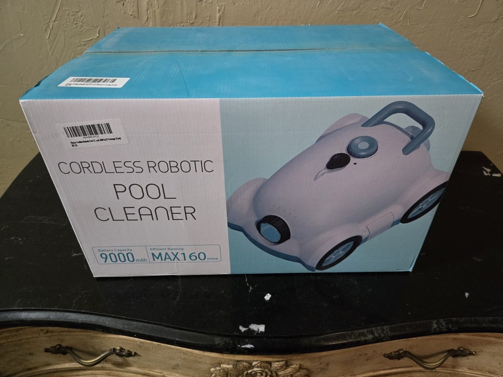 Cordless Robotic Pool Cleaner,Automatic Pool Vacuum Robot For In Ground Pools