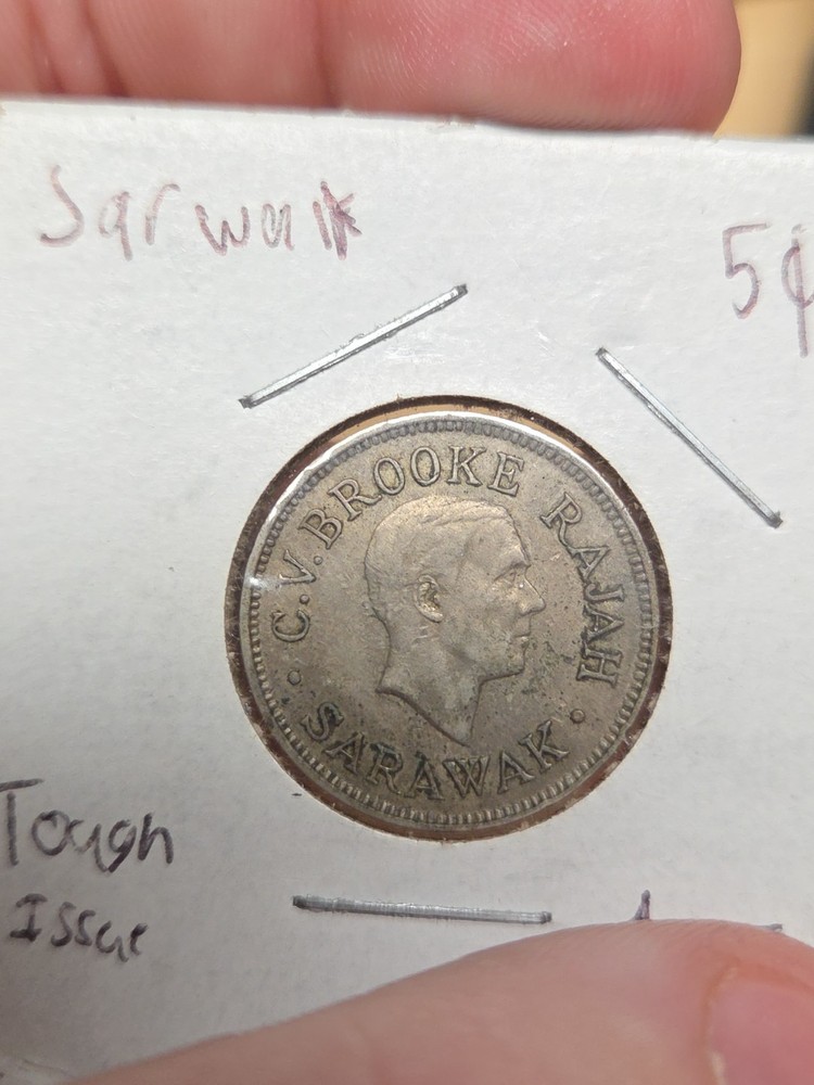 Sarawak 1927 5 Cent