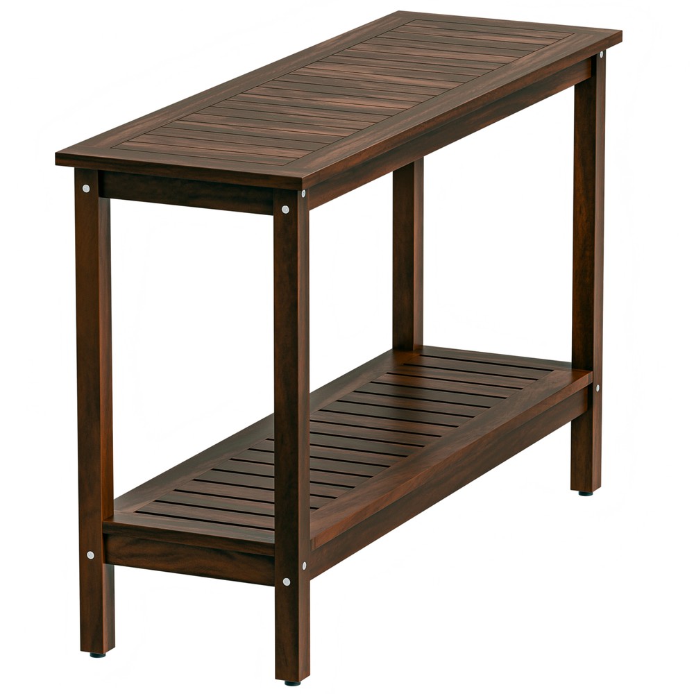 48" Console Table In/Outdoor Multifunctional Buffet Bar Storage Organizer Coffee