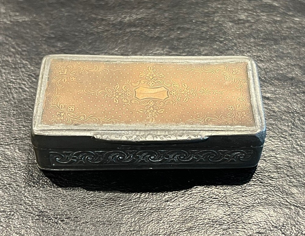19th Century Pewter Snuff Box