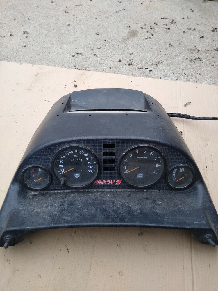 Ski doo mach one dash with gauges and