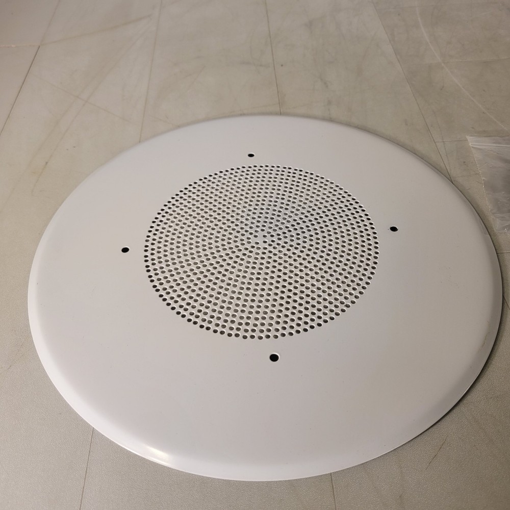 General Purpose 8" Speaker Baffle White with Hardware Cover