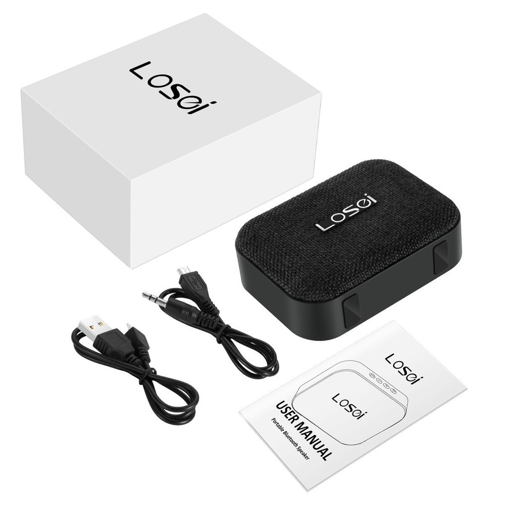 Portable Bluetooth Wireless Speaker with Rechargeable Battery