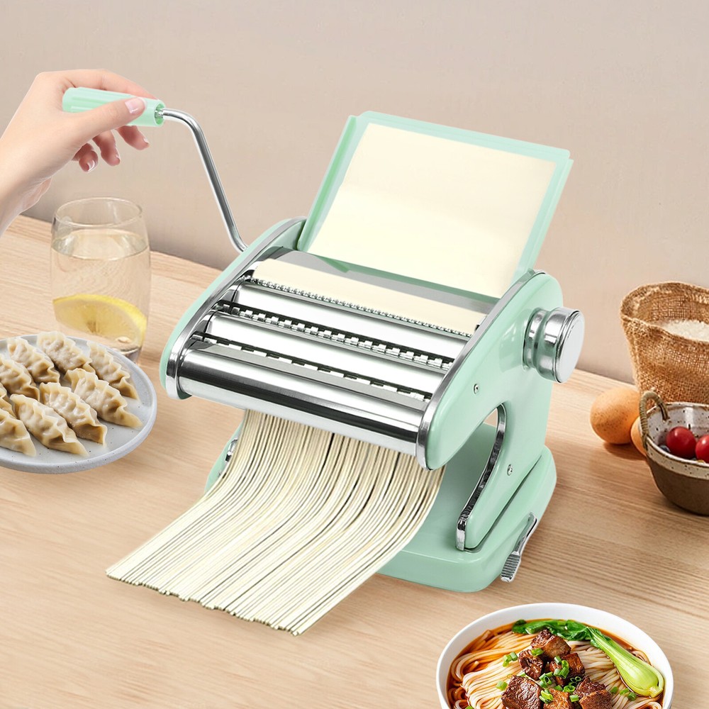 Thickness 0.3-5mm Adjustable Pasta Maker Machine Manual Noodle Making Machine