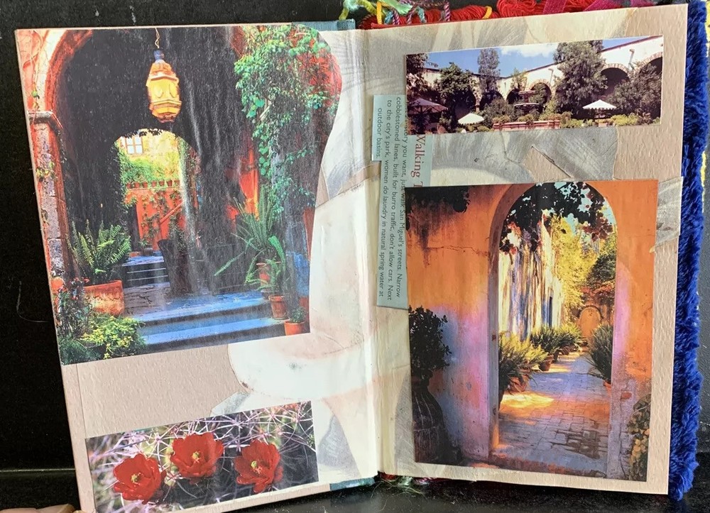 ALTERED BOOK Scrapbook MADISON COUNTY Found Objects IMAGES