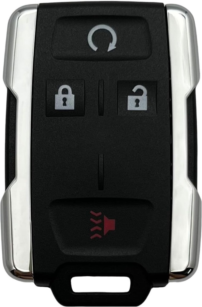 Replacement Keyless Entry Remote Smart Key Fob Shell 2014-2021 Silver-4Button