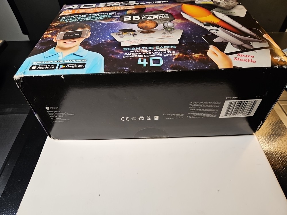 Space Exploration Augmented Reality Cards Virtual Reality 4D Headset Interactive