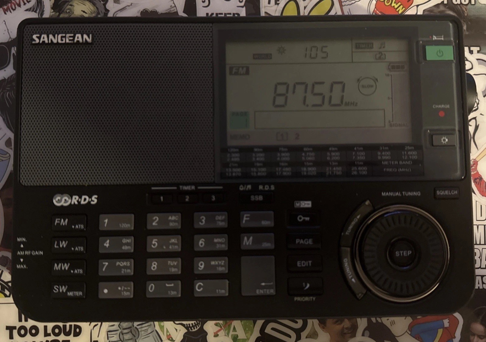 Sangean ATS-909X FM SW MW LW - SSB Multi-Band Radio receiver with RDS -  Nice