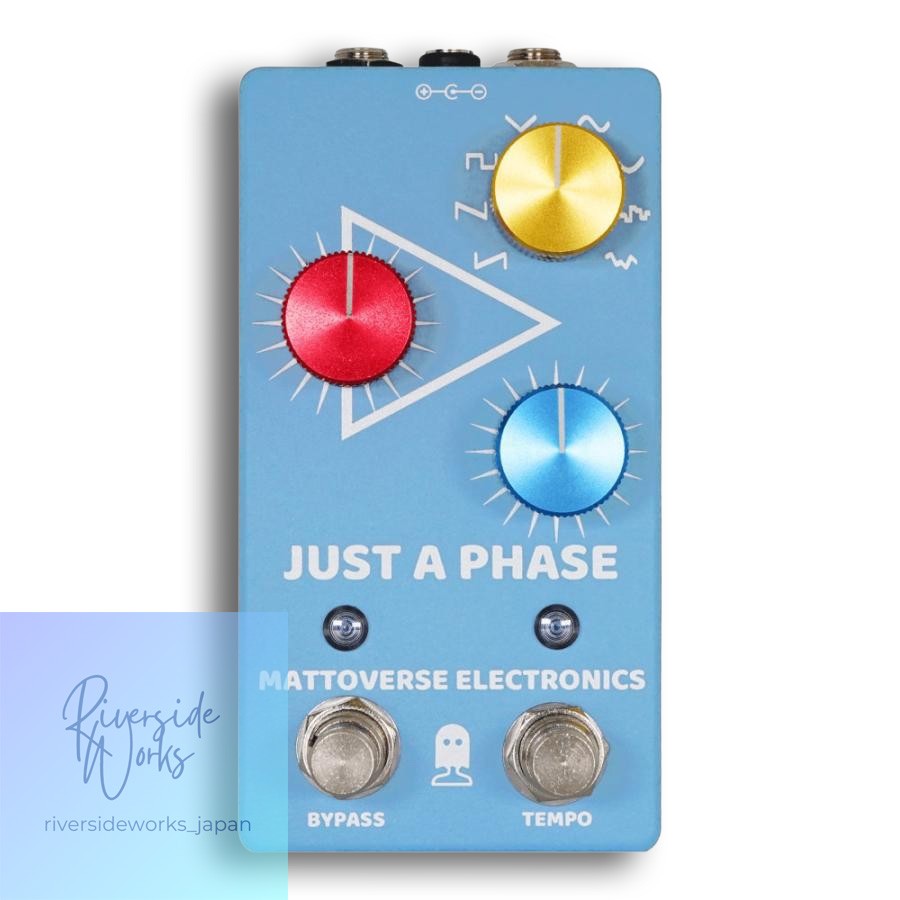 Mattoverse Electronics Just A Phase Blue Phaser Guitar Effect