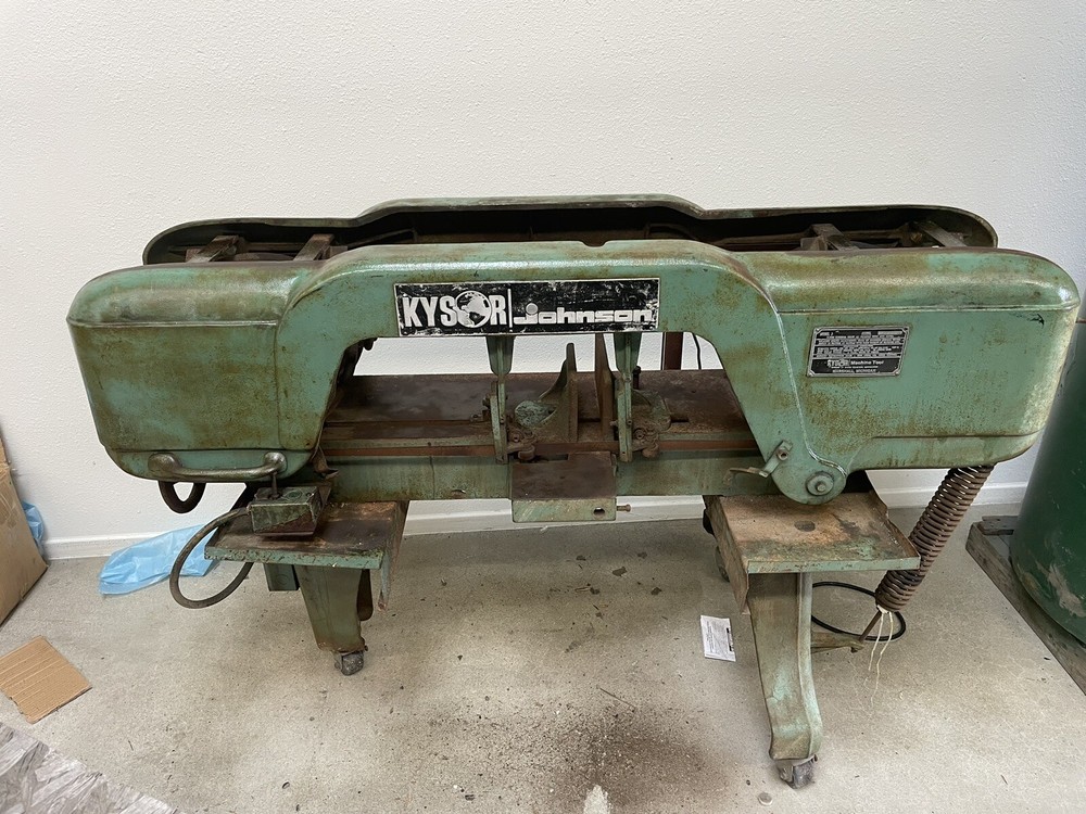 KYSOR MACHINE TOOL MODEL J HORIZONTAL BAND SAW